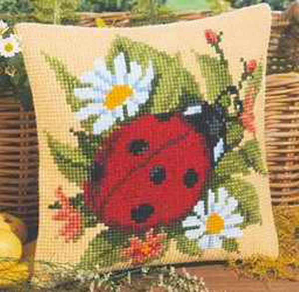 Embroidery Lady Bug - الخنفساء 22-22 عبر الابره عدة للتطريز