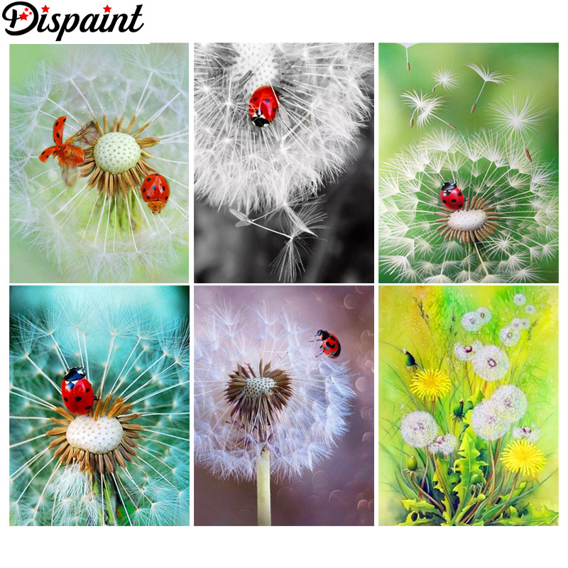 Embroidery Lady Bug - Dispaint DIY الماس اللوحة 