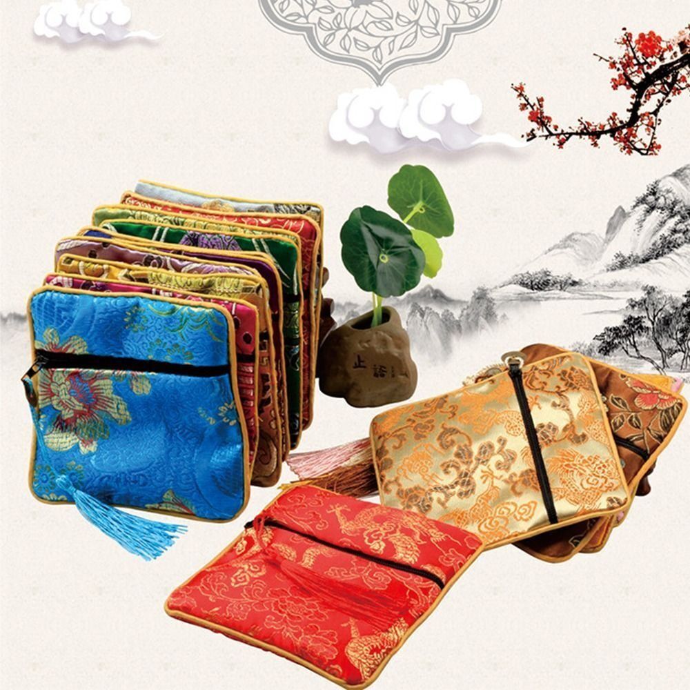 Embroidery Bag - منظم مجوهرات عالي الجودة من القماش،