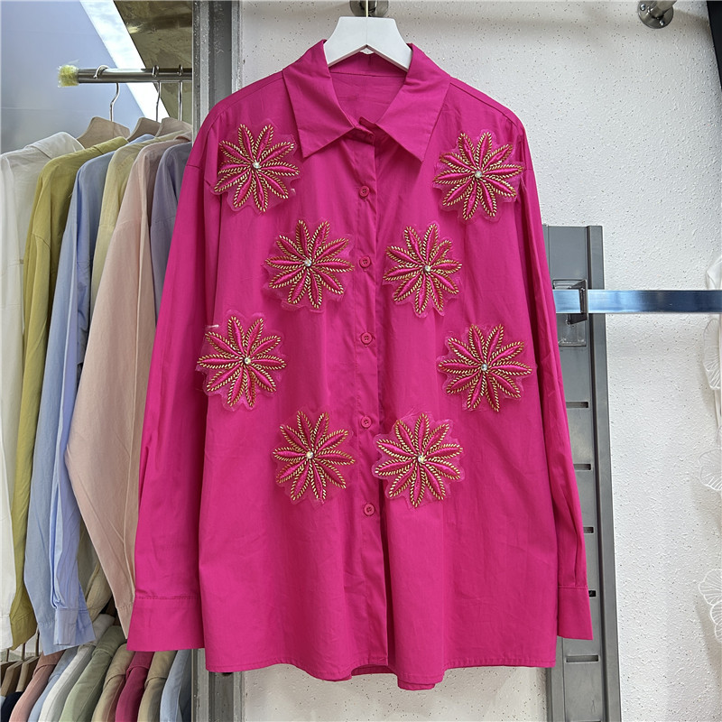بلوزات نسائية بتصميم عتيق وياق - مراجعة Embroidery Online وسعره