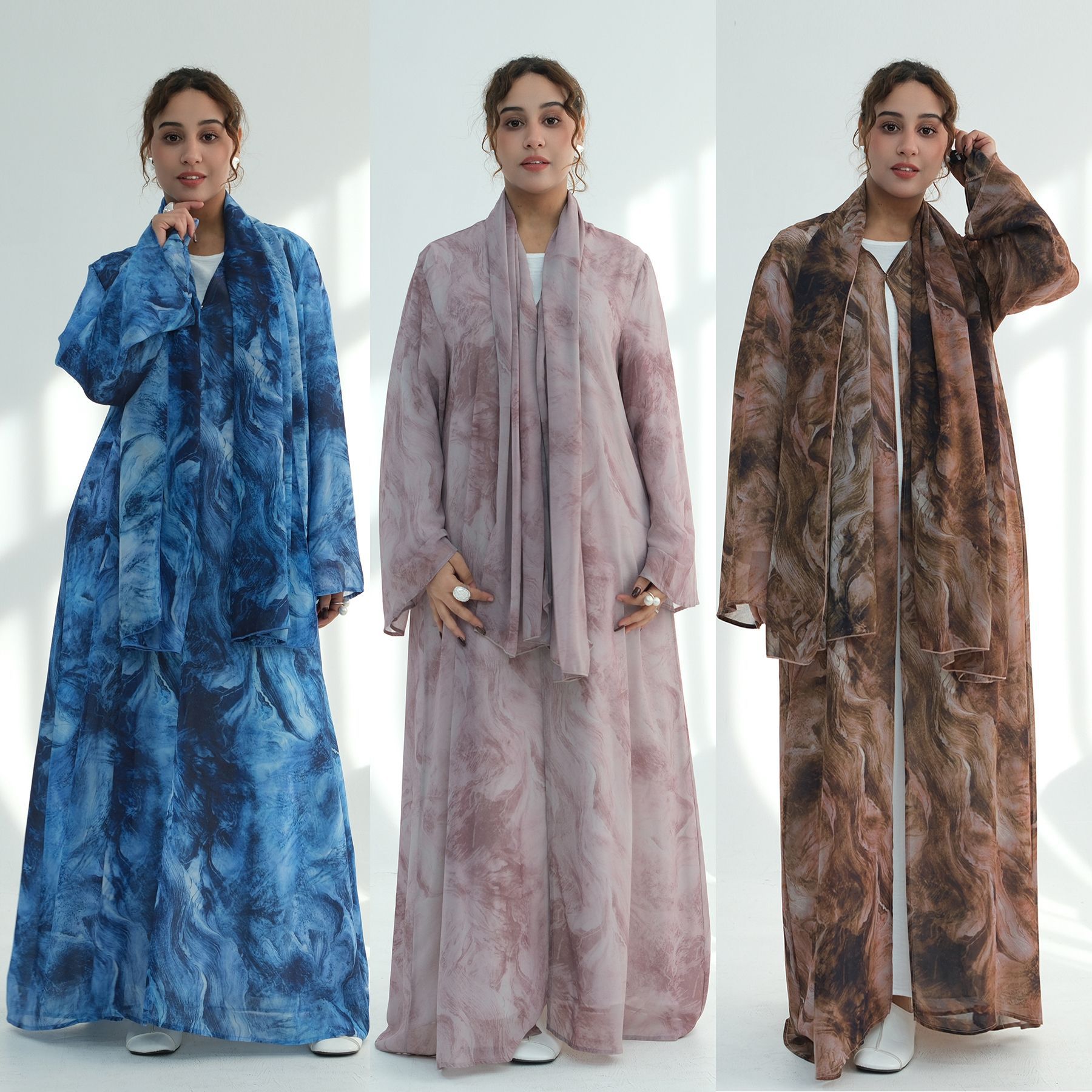 الجملة الشيفون المفتوحة عباية  - مراجعة Embroidery Online وسعره