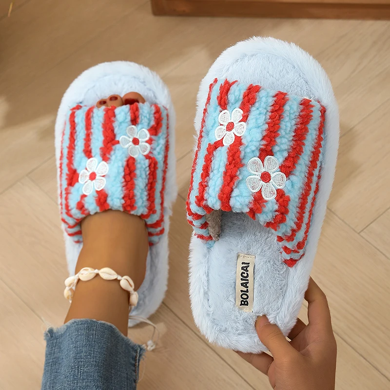 شباشب نسائية مبطنة بالفرو مع ت - مراجعة Embroidery Garments وسعره