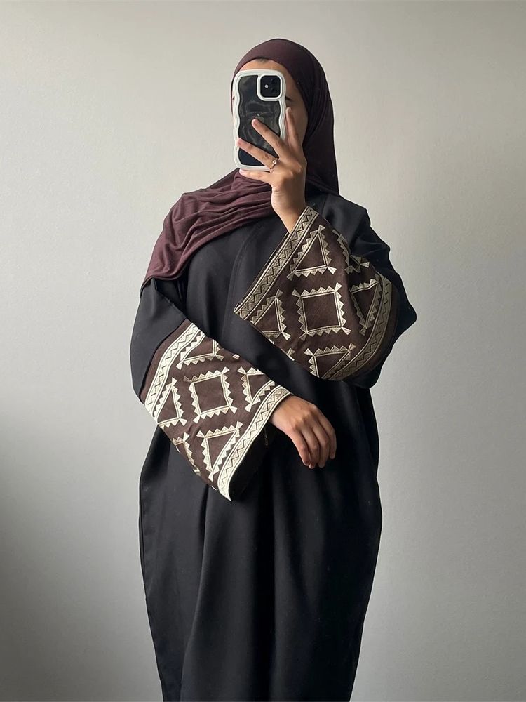 عباية مطرزة للنساء المسلمات ،  - مراجعة Embroidery Kebaya وسعره