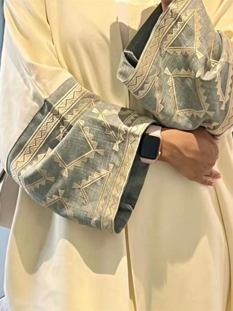 عباية مطرزة للنساء المسلمات ،  - مراجعة Embroidery Kebaya وسعره
