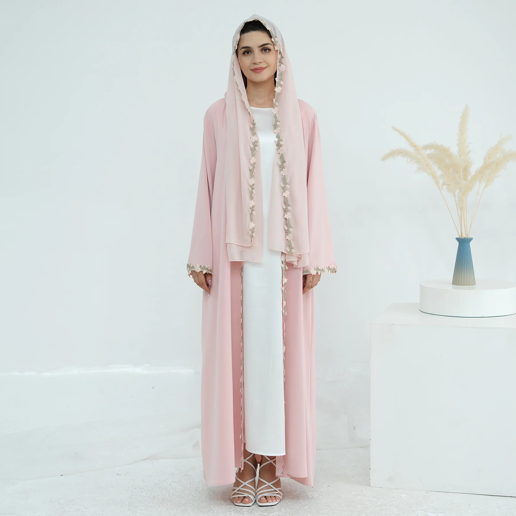 فستان حجاب إسلامي مطرز لرمضان، - مراجعة Embroidery Kebaya وسعره