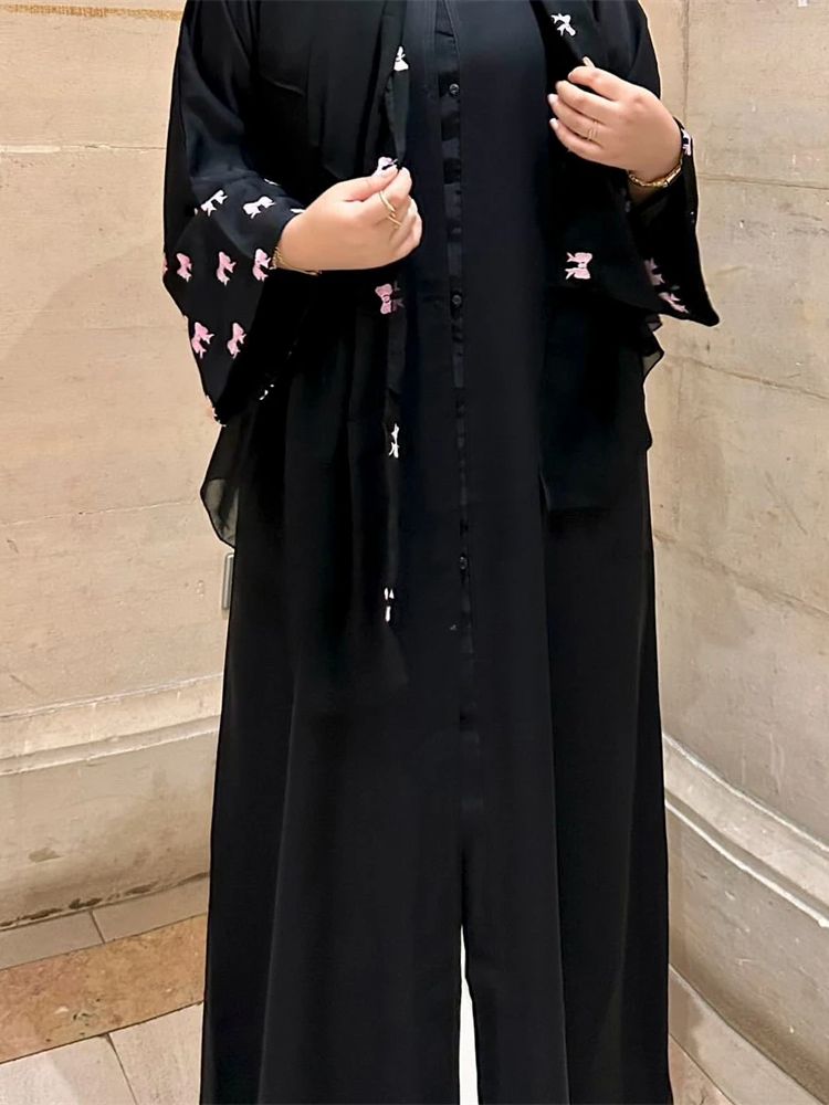 رمضان القلب الأسود عباية دامن  - مراجعة Embroidery Kebaya وسعره