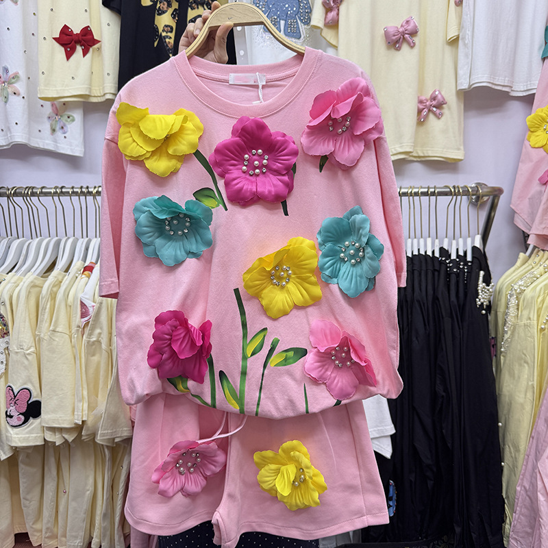 الصيف الملونة ثلاثية الأبعاد ا - مراجعة Embroidery Cotton Shirt وسعره