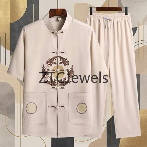 بدلة الكونغ فو الصينية التقليد - مراجعة Embroidery Cotton Shirt وسعره