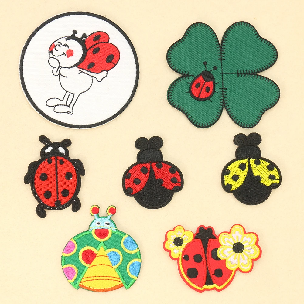 شارات تطريز خنفساء كرتونية لمل - مراجعة Embroidery Lady Bug وسعره