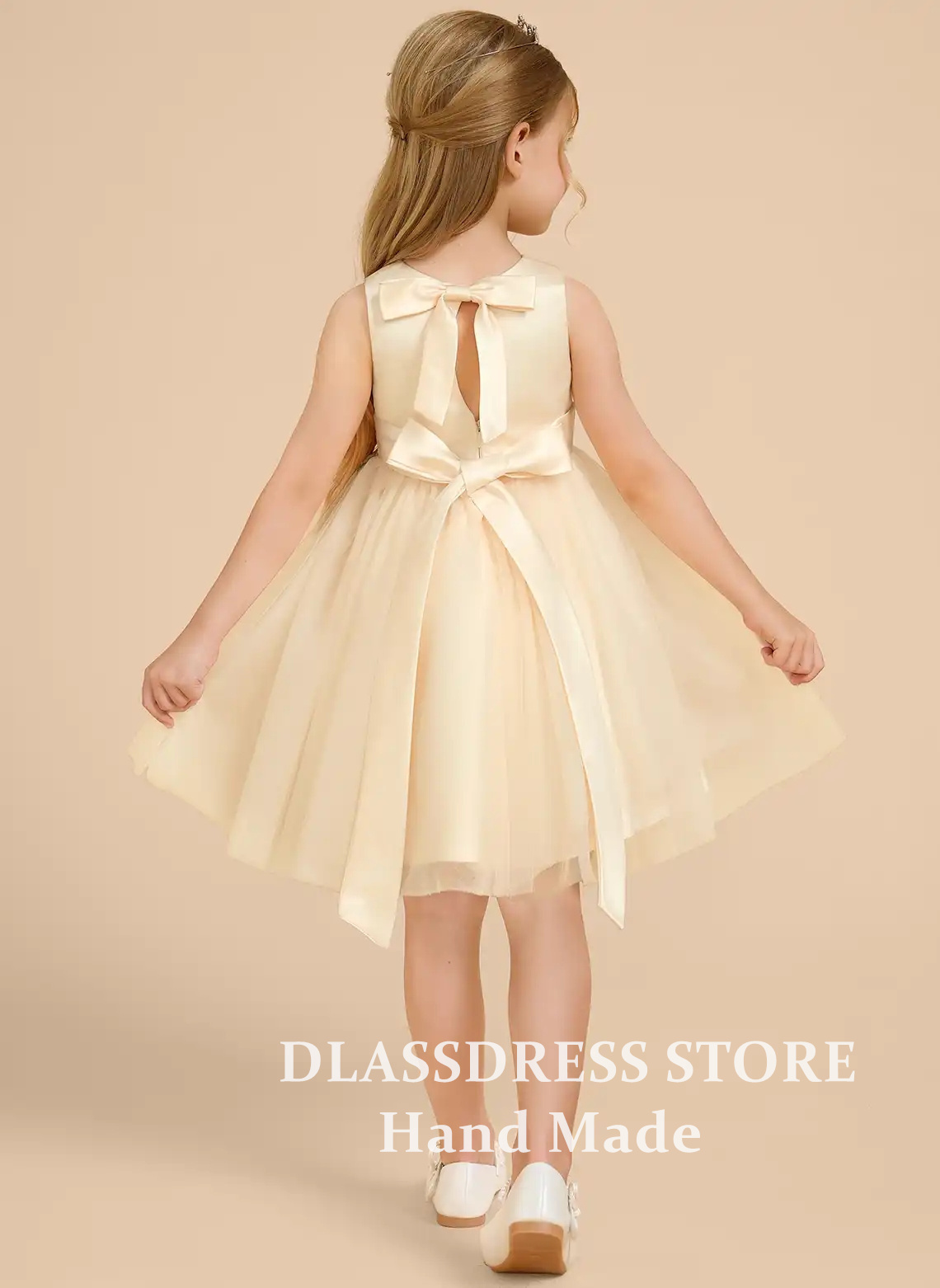 فساتين فتيات الزهور المصنوعة م - مراجعة Embroidery Yellow Dress وسعره